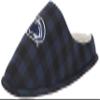 FOCO Men's NCAA Sherpa Lined Buffalo Check Memory Foam Slippers, Team Color, 9-380 view 1
