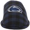 FOCO Men's NCAA Sherpa Lined Buffalo Check Memory Foam Slippers, Team Color, 9-380 view 2