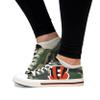 FOCO Cincinnati Bengals NFL Womens Camo Low Top Canvas Shoes - 9 view 3