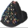 FOCO womens NFL Team Logo Ladies Sequin Fashion Slippers, Team Color, 9-1845 US view 1