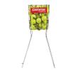 GAMMA Sports Tennis Ball Hopper Hi-Rise 75, Durable, Convenient, Heavy Duty Construction for Easy Pickup, Carrying and Storage, Holds 75 Tennis Balls Silver view 1
