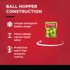GAMMA Sports Tennis Ball Hopper Hi-Rise 75, Durable, Convenient, Heavy Duty Construction for Easy Pickup, Carrying and Storage, Holds 75 Tennis Balls Silver view 4