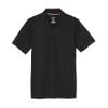French Toast Boys' Short Sleeve Moisture Wicking Stretch Sport Polo Shirt (Kids Standard & Husky Sizes), Black, view 1