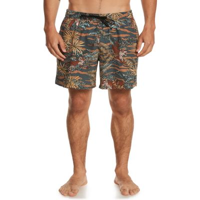 Quiksilver Men's Ocean Mix 17" Volleys, G-Land Urban Chic, Small