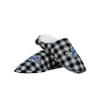 FOCO Detroit Lions Sherpa Lined Buffalo Check Memory Foam Slipper - S view 3