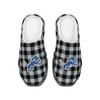 FOCO Detroit Lions Sherpa Lined Buffalo Check Memory Foam Slipper - S view 4