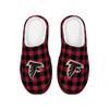 FOCO Atlanta Falcons Sherpa Lined Buffalo Check Memory Foam Slipper - XL view 4