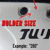 Bladetech Hockey - Replacement Skate Blades for True Shift Attack Goalie Holder (Quick-Release) - Mirror Stainless view 4