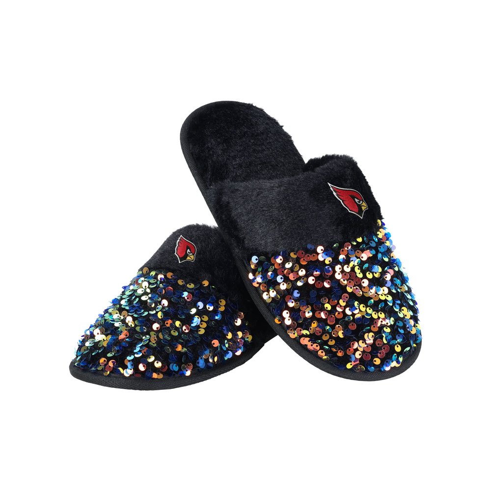 Arizona Cardinals Sequin Slipper - Womens Medium