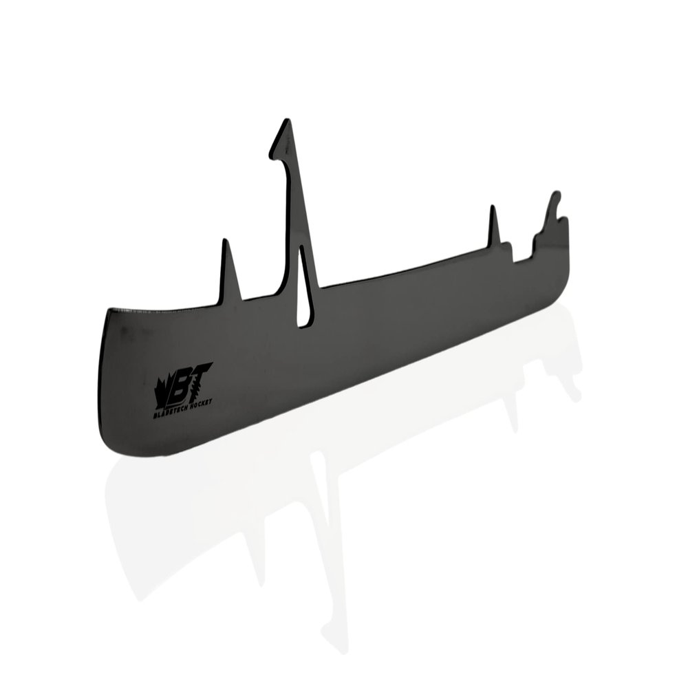 Bladetech Hockey - Replacement Skate Blades for True Shift Attack Goalie Holder (Quick-Release) - Black Diamond DLC