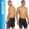 Sporti Piped Splice Swim Jammer Swimsuit - Black/Purple - 34 view 2