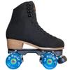 Jackson Ultima Vista Viper Roller Skates for Women and Girls with Blue Atom Pulse Lite Wheels, High Top Suede Quad Skates, (Black) view 1