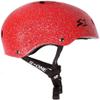 S1 Lifer Helmet for Skateboarding, BMX, and Roller Skating - EPS Fusion Foam, CPSC & ASTM Certified - Red Gloss Glitter Medium (21.5") view 2