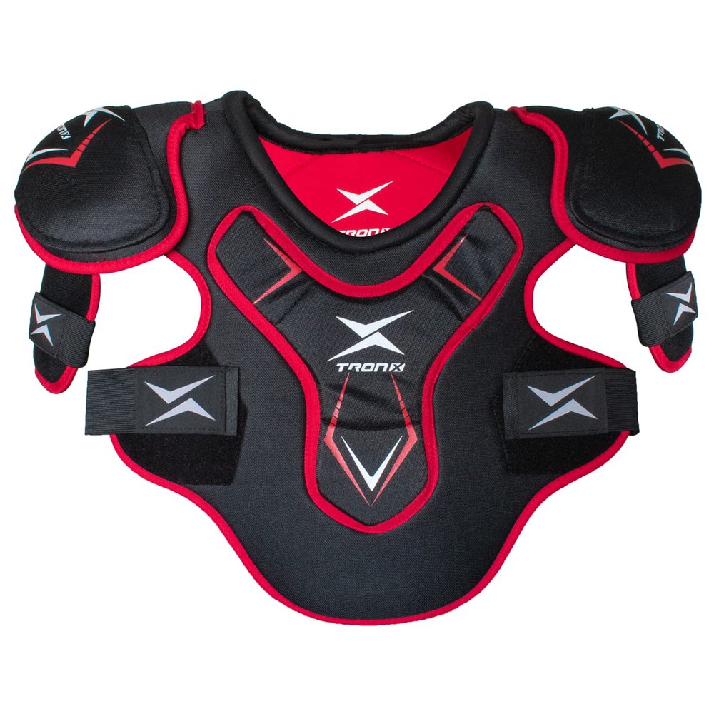 TronX Force Adult Senior Junior Teen Ice Hockey Shoulder Pads (Senior Small)