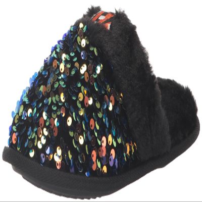 Baltimore Ravens Sequin Slipper - Womens Small
