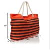 FOCO Penn State Nittany Lions NCAA Nautical Stripe Tote Bag view 3