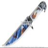 Munetoshi 13.5" Fantasy American Bold Eagle Dagger Bowie Gift Knife with Scabbard Souvenir view 3