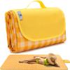 FashionLive Picnic Blanket Beach Mat Extra Large Sandproof Waterproof Camping Blanket Portable Travel Blanket Play Mat for Outdoor Indoor Family Women Men Kids Beach BBQ Park Grass, 79"x57" view 1