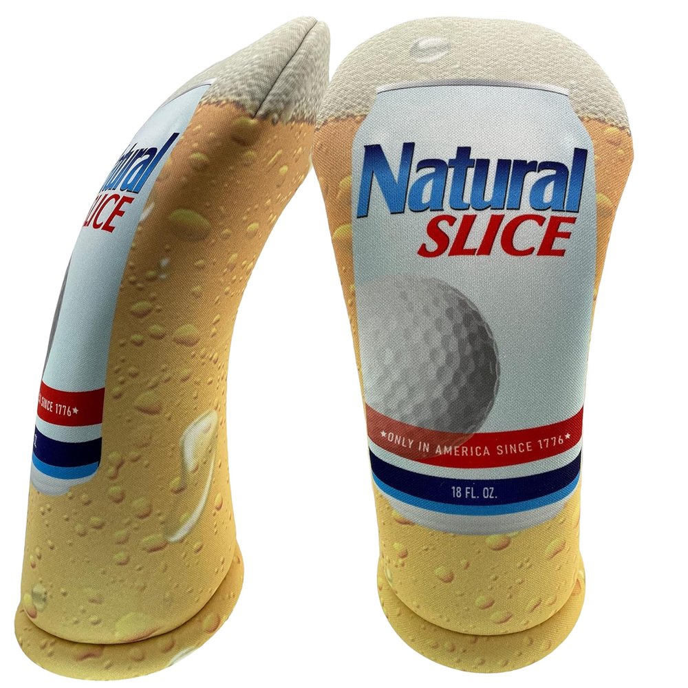 BeeJos Club Covers, 460CC Driver Headcover, Natural Slice Beer Club Head Covers, Handmade Golf headcovers, Sports Golf Club Head Covers, Fairway Hybrid Driver Golf Head Covers | Made in USA