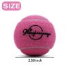 Magicorange Tennis Balls, 60 Pack Advanced Training Tennis Balls Practice Balls, Pet Dog Playing Balls, Come with Mesh Bag for Easy Transport, Good for Beginner Training Ball (Pink) view 3