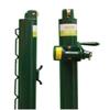 BuyBocceBalls Listing for Har-Tru - CourtMaster Round Steel Tennis Post with External Wind - Green, 2 7/8", (100-247) view 1