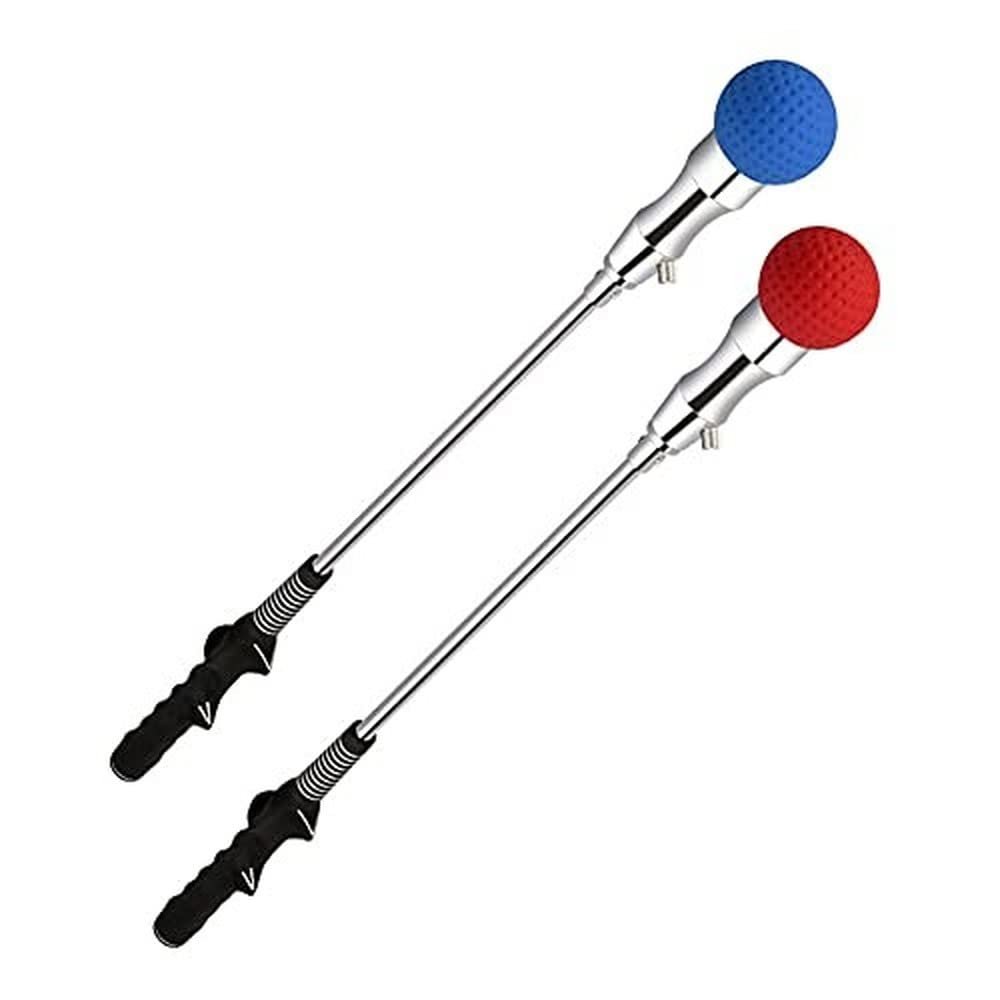 Golf Swing Trainer Golf Training Aid Swing Trainer Golf Warm-Up Stick for Adults Golf Beginners Golf Training Aids (Blue)