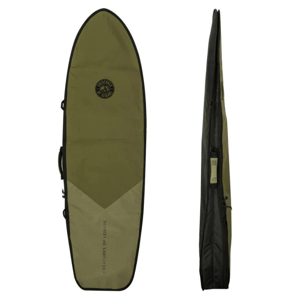 Creatures of Leisure Hardwear Fish Day Use Boardbag Military-Black 5ft6in