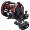 Sougayilang Trolling Reel Level Wind Conventional Reel Graphite Body Fishing Reel, Durable Stainless-Steel, Large Line Capacity-DTR40 Left Handle view 1