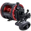Sougayilang Trolling Reel Level Wind Conventional Reel Graphite Body Fishing Reel, Durable Stainless-Steel, Large Line Capacity-DTR40 Left Handle view 2