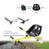 KKA Hoverboard Kart, Hover Cart, Buggy Attachment for 6.5"/8"/10" Hoverboards, Hoverboard Accessory to Transform Hover Boards into Go Karts (Yellow) view 2
