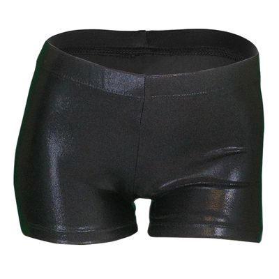 LUOUSE Soft Toddler Girls Gymnastics Shorts, Little Kids Skinny Solid Luxury Sparkle Tumbling Dance Athletic Short 8t - 9t