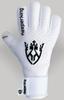 Keeperking Goalkeeper Gloves for Adults Football Gloves Men's Inner Seam Professional Grip 4 mm Secure Fit Unisex (10, E.White Neg) view 2