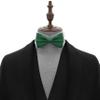 Adam Young Men's Emerald Green Bow Tie Pre-Tied Style Formal Satin Classic Bowtie for Tuxedo Faux Silk (Large, Juniper) view 4