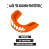 2 Pack Nxtrnd Rush Dual Layer Mouthguard, Custom Fit Sports Mouthpiece for Football, Boxing, MMA, Basketball, Hockey, Lacrosse, Youth & Adult (Orange) view 2
