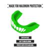 2 Pack Nxtrnd Rush Dual Layer Mouthguard, Custom Fit Sports Mouthpiece for Football, Boxing, MMA, Basketball, Hockey, Lacrosse, Youth & Adult (Green) view 2