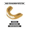 2 Pack Nxtrnd Rush Dual Layer Mouthguard, Custom Fit Sports Mouthpiece for Football, Boxing, MMA, Basketball, Hockey, Lacrosse, Youth & Adult (Gold) view 2