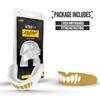 2 Pack Nxtrnd Rush Dual Layer Mouthguard, Custom Fit Sports Mouthpiece for Football, Boxing, MMA, Basketball, Hockey, Lacrosse, Youth & Adult (Gold) view 4