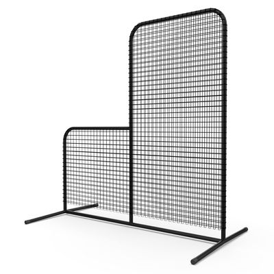 MR L-Screen Baseball Pitching Screen 7x7FT, Baseball Pitching Net, Baseball Protective Screen, Baseball Softball Screen for Field, Portable Batting Screen, Pitcher Screen Safety Screen for Baseball