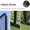 MR L-Screen Baseball Pitching Screen 7x7FT, Baseball Pitching Net, Baseball Protective Screen, Baseball Softball Screen for Field, Portable Batting Screen, Pitcher Screen Safety Screen for Baseball view 3
