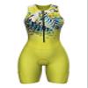Sparx Women Triathlon Suit Tri Short Racing Cycling Swim Run (XL, Green Floral) view 2