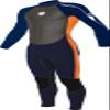 Alder Junior Impact 3/2mm Fullsuit Wetsuit - Orange WS22JIF 10Y view 1