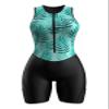 Sparx Women Triathlon Suit Tri Short Racing Cycling Swim Run (2XL, Leafs) view 2