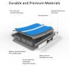 AWSUM 13ft Air Mat Tumbling Tracks 4 inches Thickness Inflatable Gymnastics Training Mat with Electric Air Pump for Gym/Water/Yoga view 2