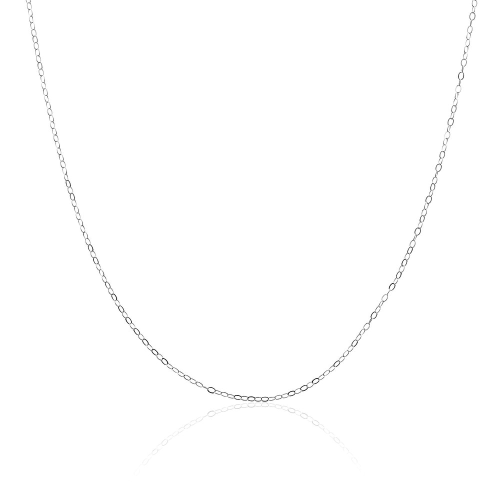 AJ's Collection Sterling Silver 925 Cable Chain - 20 Inch