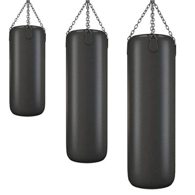 PFG Heavy Duty Punching Bag 6FT 4FT & 2FT - Hanging Chain Included - Very Heavy Shell - Empty Bag (6 FT)