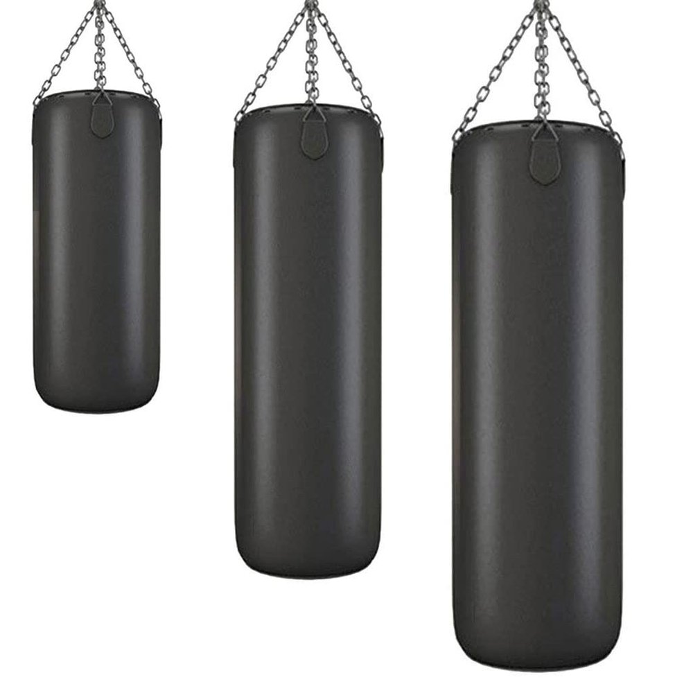 PFG Heavy Duty Punching Bag 6FT 4FT & 2FT - Hanging Chain Included - Very Heavy Shell - Empty Bag (6 FT)