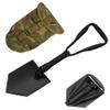 USGI Industries Military Style Shovel | Tri-Fold Entrenching Tool with Serrated Edge | Lightweight, Foldable, Compact, Multi-Use Perfect for Camping, Survival, Trenching (OCP Cover) view 1