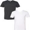 Next Level Apparel 6240 Mens Premium V-Neck Tee 2XL-Charcoal/White view 1