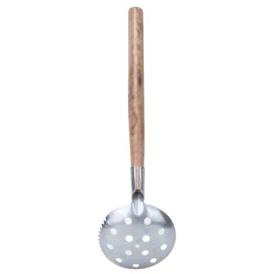 Ice Fishing, Fishing Gadgets, 34x8cm 130g Winter Fishing Skimmer Scoop Ice Skimmer Fishing Accessories Iron+Wood Ice Fishing Scoop, Fishing for Winter Fishing
