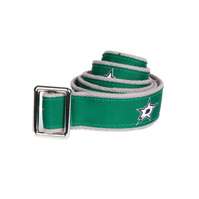 GELLS Dallas Stars NHL Hockey Belt Officially Licensed With Nickel Finished Brass Buckle And Logo Tin Youth Size Large